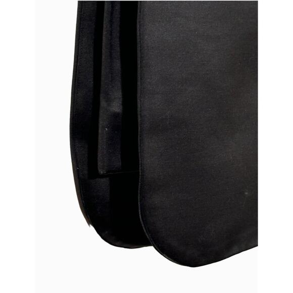 COS Black Satin Feel Sleeveless Shift Dress | Minimalist Chic Size M (40) - Picture 3 of 9